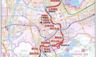 广州南站到深圳最近的地铁是几号路线 深圳地铁22号线高清图